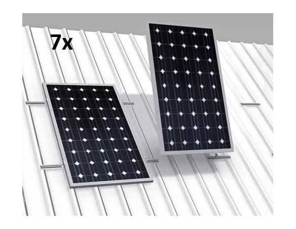 Estructura 7 Paneles solares Cubierta Metal low cost 05V