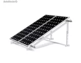 estructura regulable 4 paneles solares