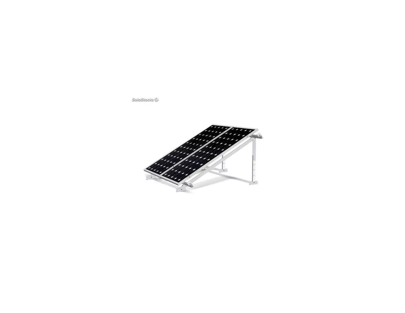 Estructura Soporte Placas Solares para Suelo Regulable 30º - 50º 14.1V