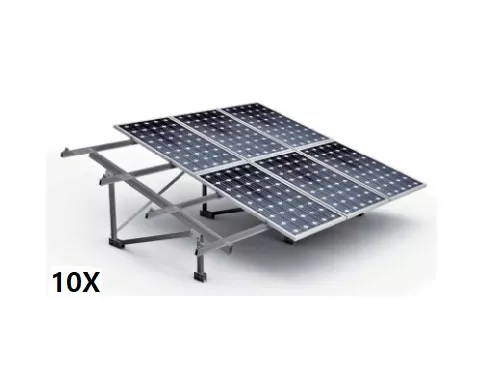 Estructuras para 10 Paneles Solares