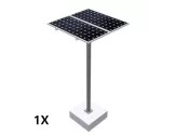 Estructura tipo poste 1 panel solar