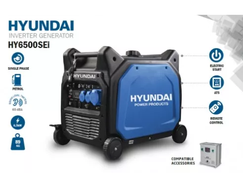 Generador Inverter Hyundai 6 kw 230V arranque automatico