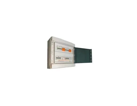 Cuadro premontado autoconsumo 12kw trifasico 2 strings entrada panel borne