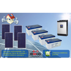 kits solares con baterias de gel